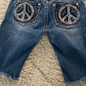 Miss Me shorts (cut offs) and super cute.